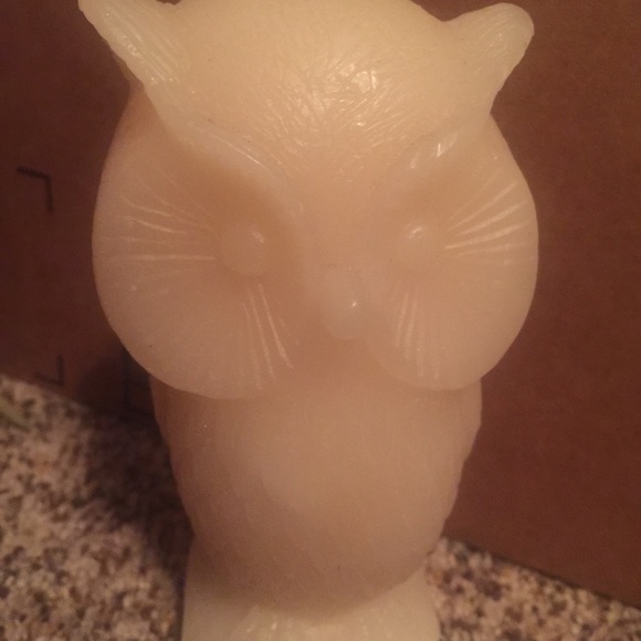 White owl wax candle unscented - Picture 2 of 2